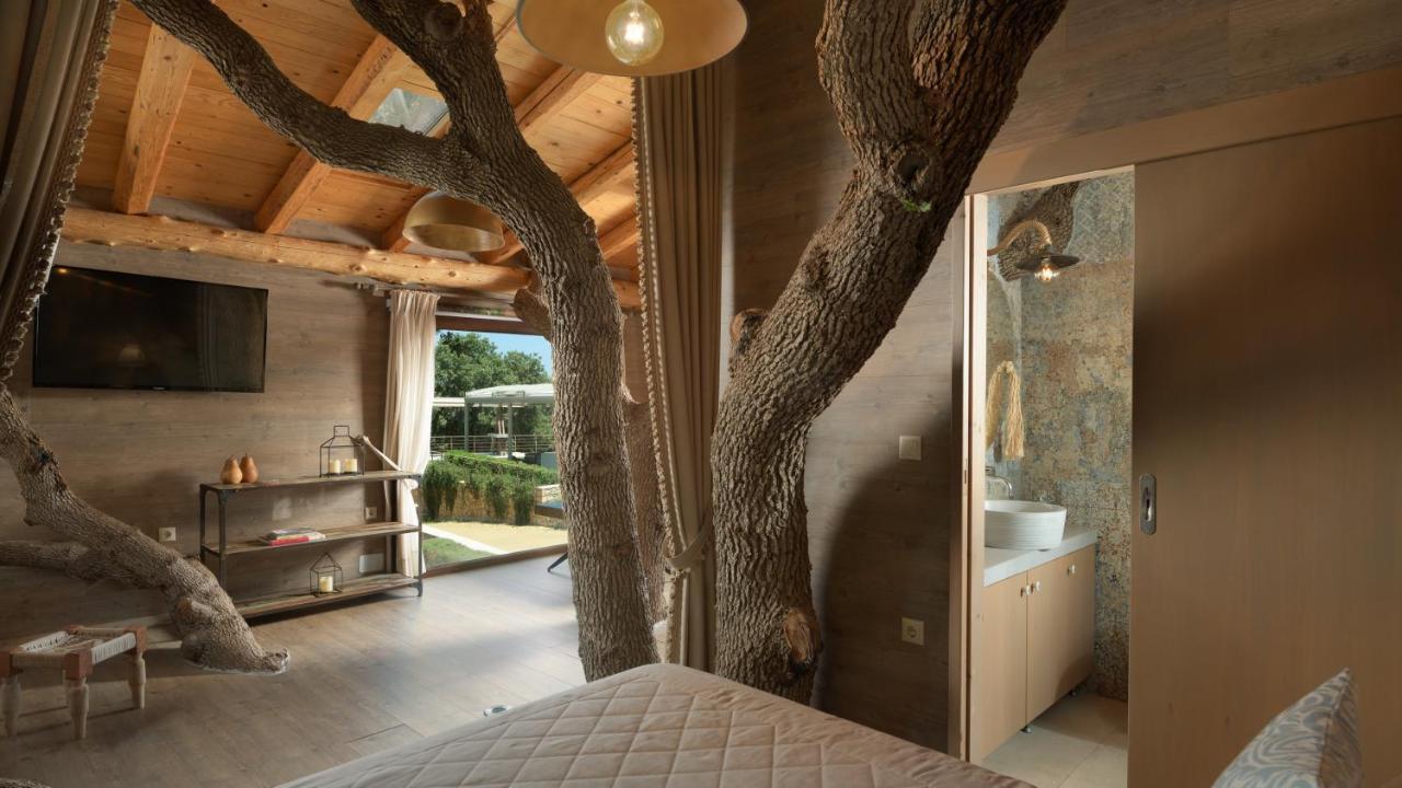 Villa Stolidi Mou Treehouse à Atsipopoulo Extérieur photo